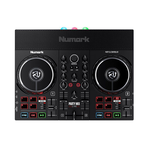 Numark Party Mix Live DJ Controller with Built-in Light Show and Speakers