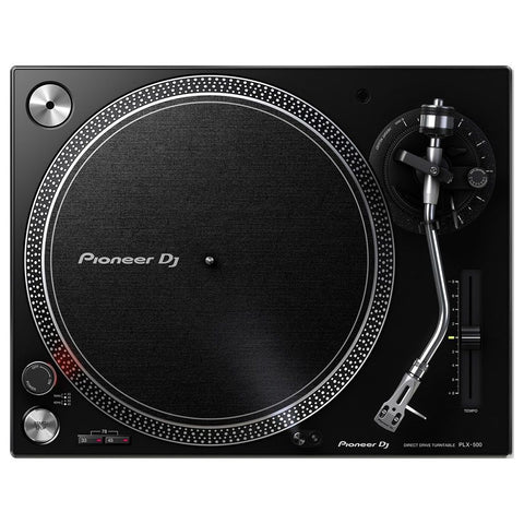 Pioneer DJ PLX-500 Direct Drive Turntable (Black and White)