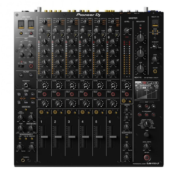Pioneer DJM-V10-LF 6-Channel Professional Club DJ Mixer with Long Faders