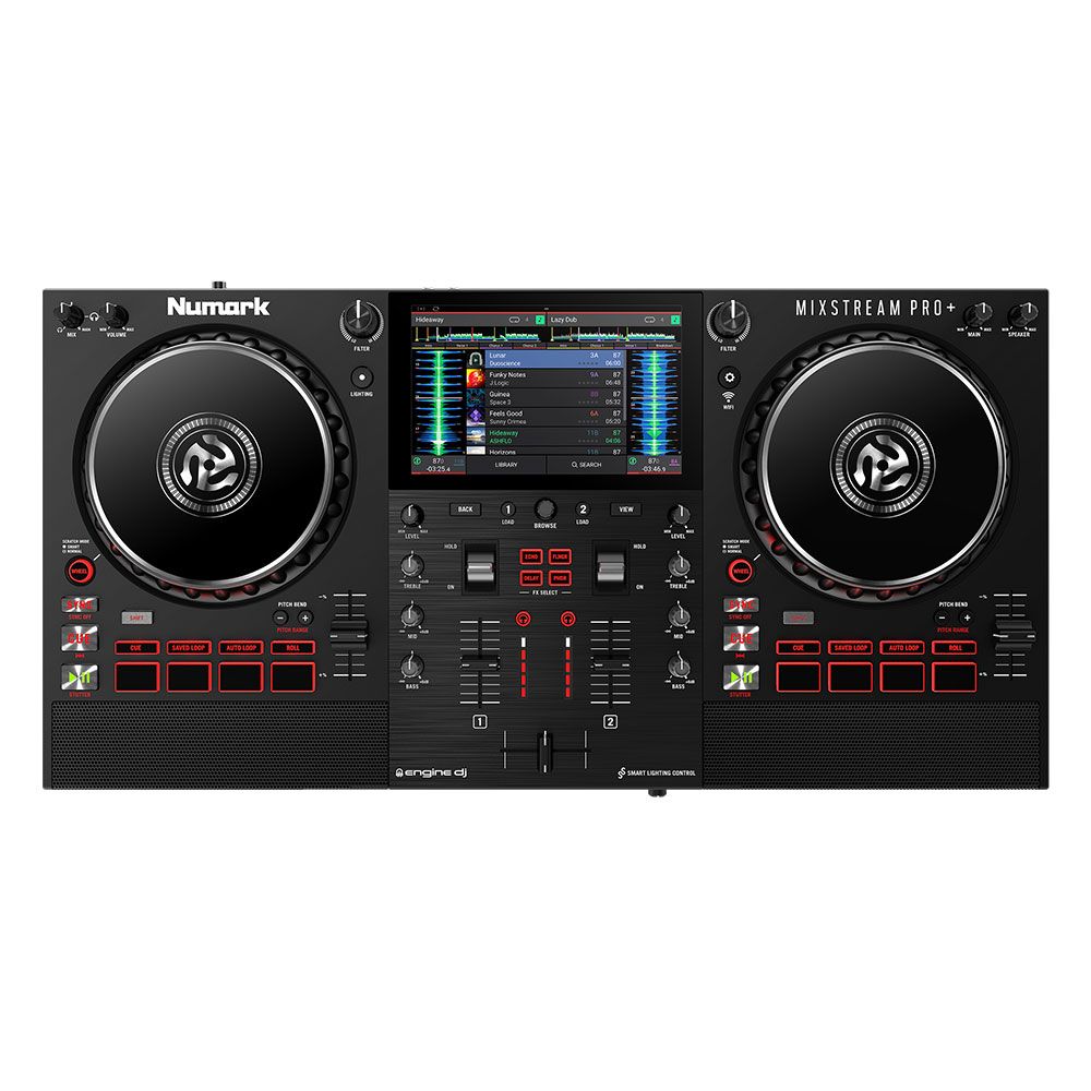 Numark Mixstream Pro + Standalone Streaming DJ Controller with WiFi an