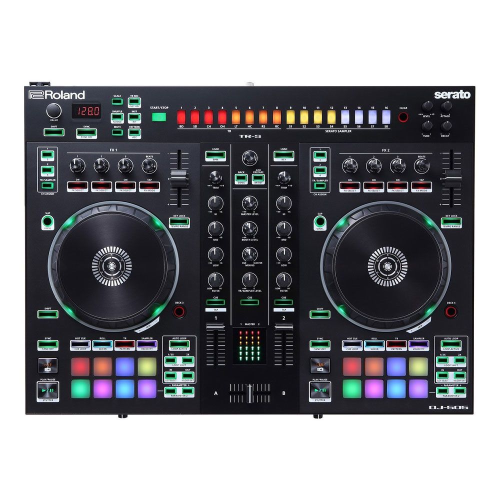 Roland DJ-505 serato DJ pro TR ローランド Roland DJ-505 Serato DJ Pro Controller with TR Drum Machine