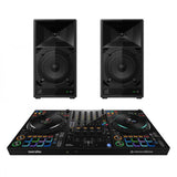 Pioneer DJ DDJ-FLX10 & AlphaTheta Wave-Eight (Pair)