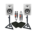 Pioneer DJ VM-50-W White Monitor Bundle