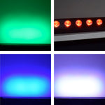 Tri-Bar: 3 Segment 18x 3W RGB LED Wall Bar